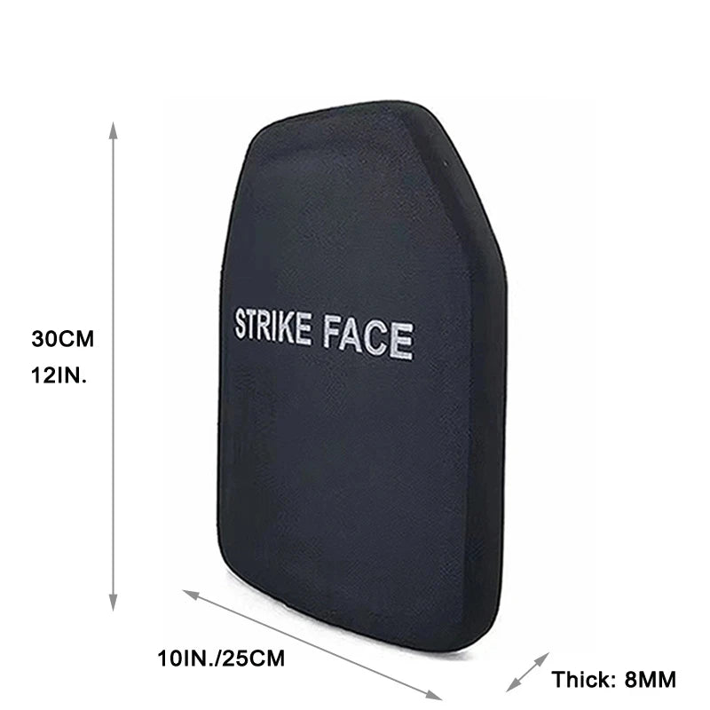 PE IIIA Stand Alone Body Armor Plate Lightweight Bullet Proof Ballistic Shield10"x12" PE Bulletproof Backpack Ballistic Panel NI