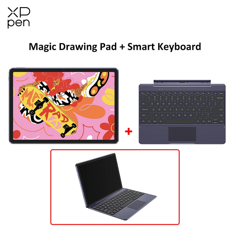 XPPen Magic Drawing Pad Android Tablet with 16K Levels X3 Pro Pencil 12.2'' Graphics Tablet 8GB/256GB 8000mAh Battery Android 12