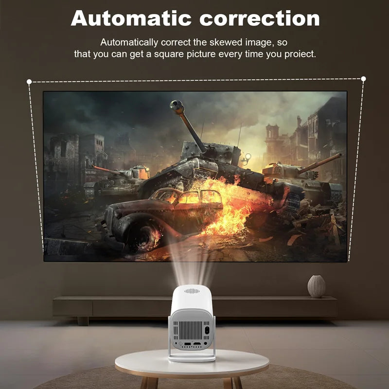 P30 4K Projector Wireless 150 ANSI Lumens HD Android 11 Home Projector Screen Android Theater Portable Outdoor Video Projector