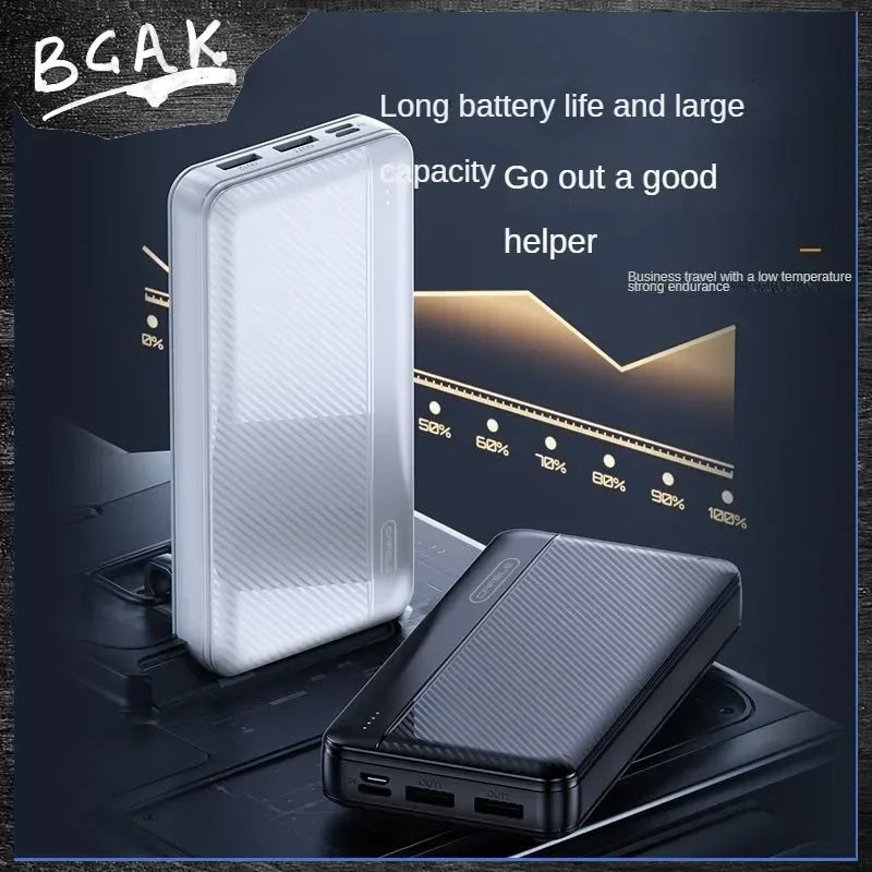 Universal Large Capacity Power Bank 200000mAh 20000mah Fast Charging Portable for Android Mobile Phone Universal BCAK