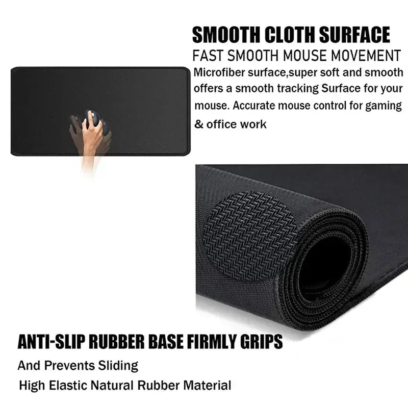 Large Geometric Pattern Gaming 3D Mouse Pad Cool Computer Office Game Table Mats New XXL Rubber Anti-slip Long Keyboard Desk Mat