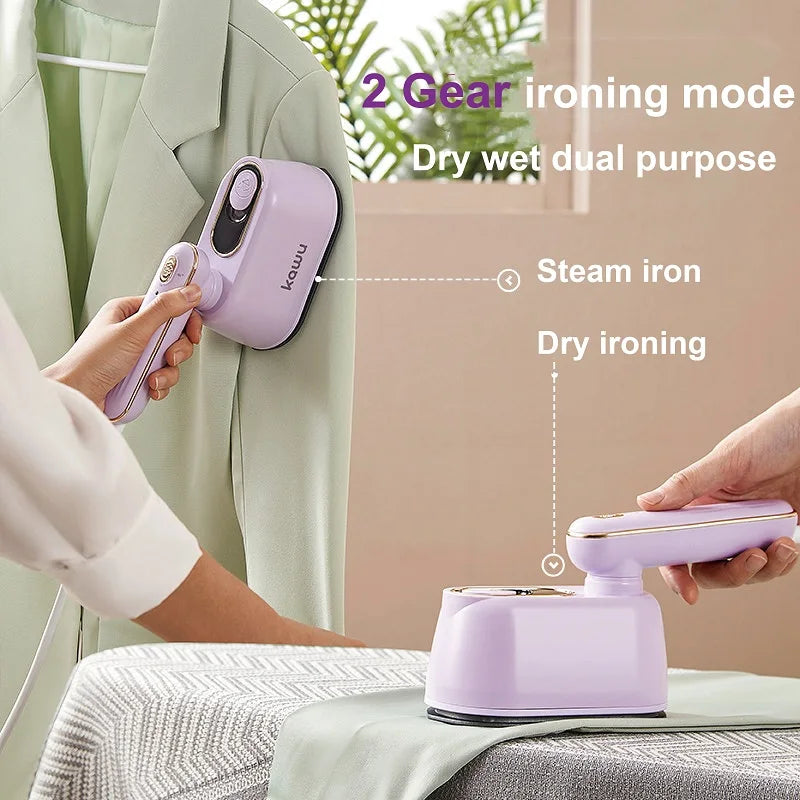 1000W Handheld Garment Steamer Home Fast Clothing Steam Iron Mini Fold Electric Iron Portable Travel Wet Dry Iron Machine