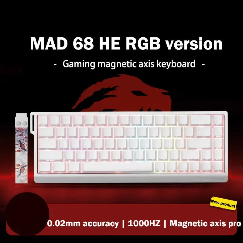 MADLIONS MAD60 MAD68 series Magnetic Switch Mechanical Keyboard Wired 60% 68% Gaming Keyboards Rapid Trigger Rgb Custom Keyboard