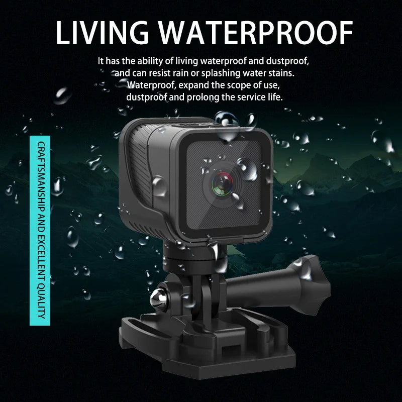 HD 1080P Action Camera WiFi 12MP Waterproof Underwater Helmet DV Sport Cameras Built-in Mic Video Recording Webcam Dash Cam