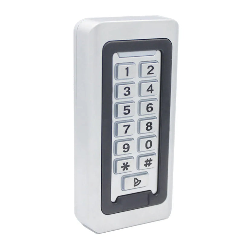 IP67 Waterproof 2000 User Backlight Metal Keypad Lock RFID 125Khz Standalone Door Access Control Kits Wiegand 26 Output Reader